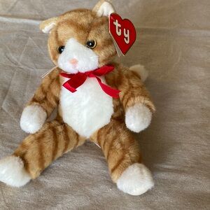 Vintage, 1992 Ty striped orange cat